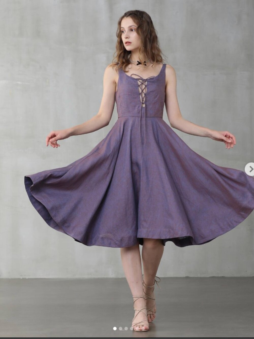 Linennaive Wisteria 23 Dress